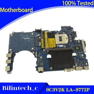 FOR     M4800 Laptop Motherboard 0C3V2K C3V2K  LA-9772P SR17C DDR3 *mc