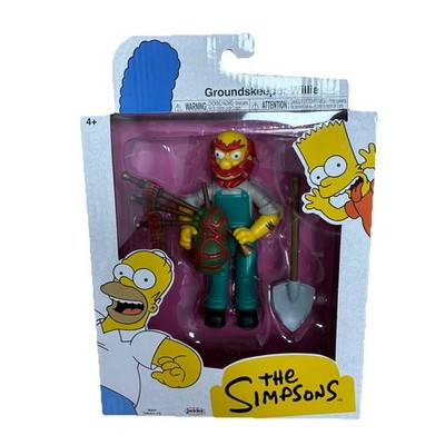 Die Simpsons Groundskeeper Willie 13 cm Action Figur mit Zubehör OVP