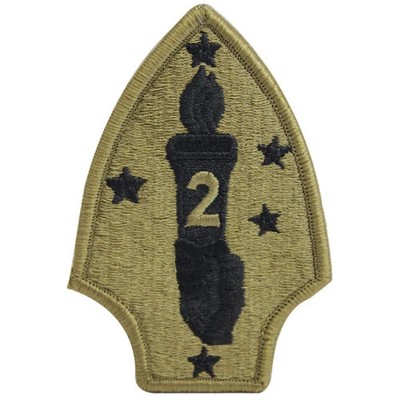 USMC Marine Corps Patch Hook Closure OCP Second Division (Pair)