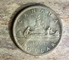 1965 Canadian silver dollar
