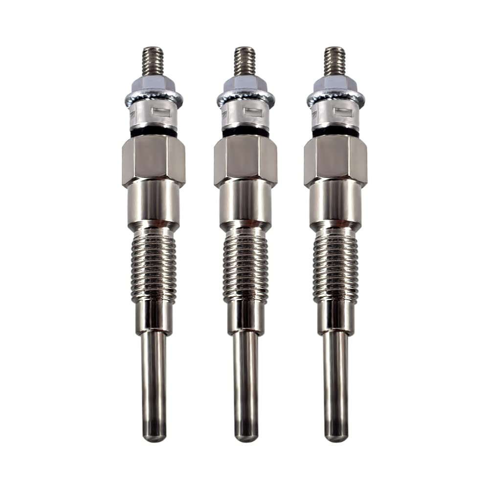 3 PCS Glow Plug 1685165510 1685165512 Fits For Kubota D722 D902 D905 D1005