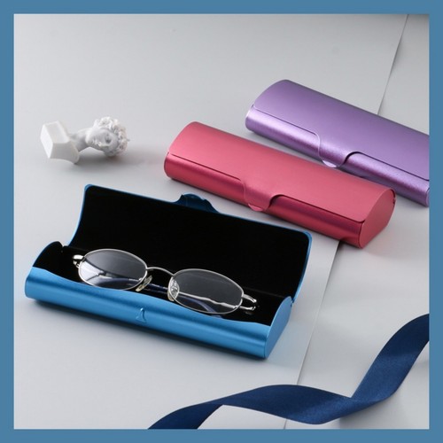 Lightweight Metal Aluminum Glasses Case for Sunglasses and Reading Eyeglasses - Picture 5 of 20