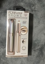 Finishing Touch Flawless Brows Eyebrow Hair Remover 18K Gold Plated New