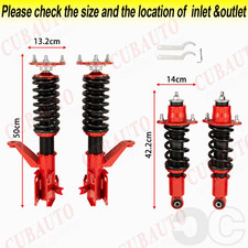 Coilovers Struts Lowering Kit Shock Absorbers For 20022006 Honda Acura Rsx