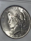 1923 $1 Peace Dollar ANA MS63 "Genie Holder" #NJ8968
