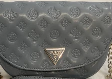 NWT Guess La Femme Slate Blue Crossbody Purse Handbag