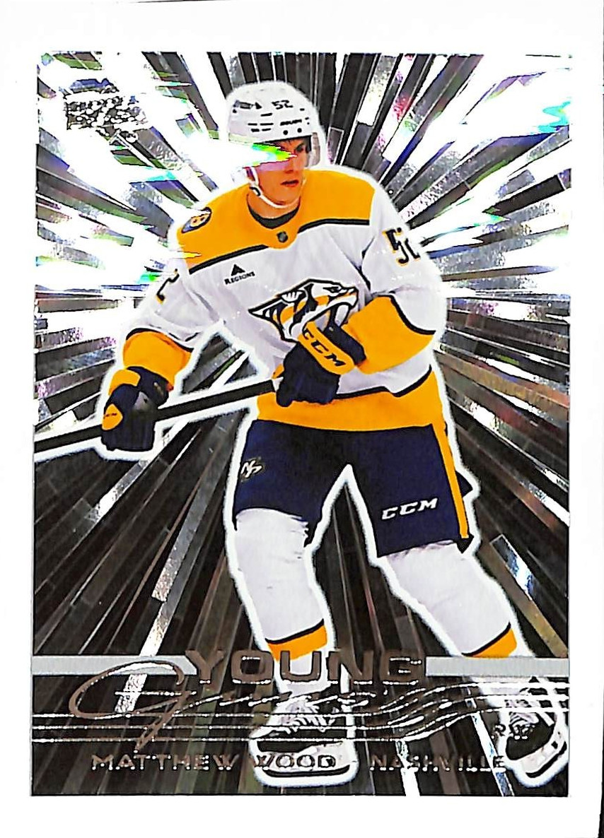 2025-26 Upper Deck Outburst #228 Matthew Wood YG