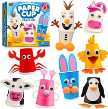 Creative Craft Kit for Kids - 8 Animal Projects for Preschool Fun