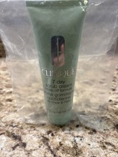 CLINIQUE / 7 Day Scrub Cream Rinse-off Formula 3.4 oz/100 mL NEW SEALED PACKAGE