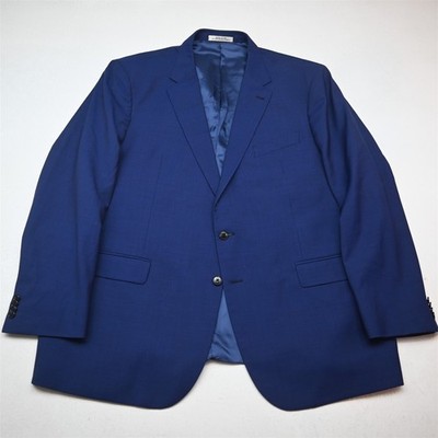 Joseph Abboud 50R 44x32 Blue 100% Marzotto Wool USA Made Soft