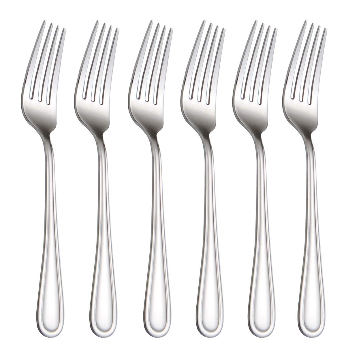 Set Of 6, Flatware Fork 7-inch, Stainless Steel Table Forks 