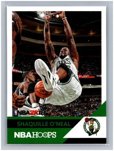 2017-18 Panini Hoops Shaquille O'Neal NBA 2K #19 Boston Celtics HOF Promo HTF