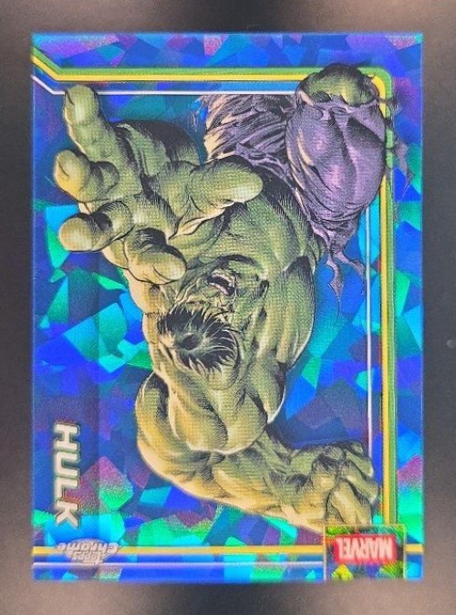 2026 Topps Chrome Marvel Comics Sapphire Hulk #050