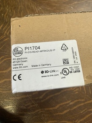IFM PI704 Pressure Transmitter - New In Sealed Box