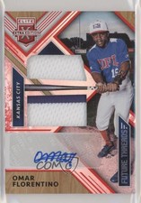 2018 Panini Elite Extra Edition Red 16/49 Omar Florentino #FTSA-OF Auto v9t