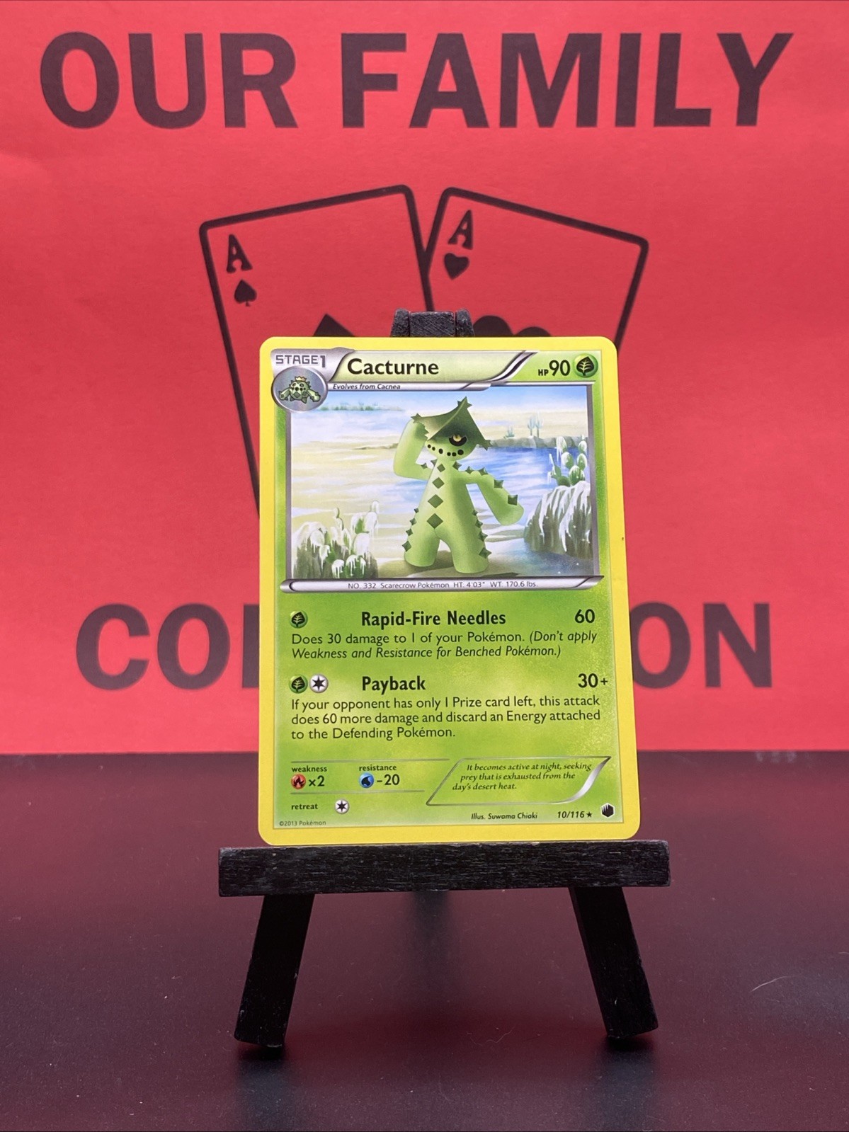 Cacturne 10/116 Plasma Freeze Pokemon TCG Regular Rare 2013 NM
