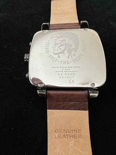 Diesel Only The Brave DZ-4302 Chronograph Quartz Analog Men's Watch New Battery - Picture 10 of 10