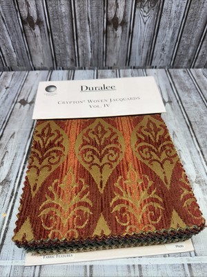Duralee Crypton Woven Jacquards Sample Book Fabrics Crafts Quilters Projects