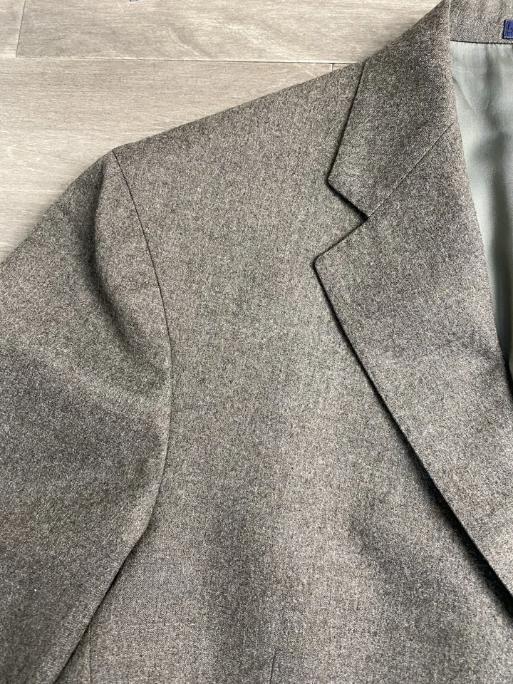 Traje Daniel Cremieux Hombre Talla 42R Blazer Chaqueta Vestido Pantalones 36x31 Lana Plisada Foto 4 de 4