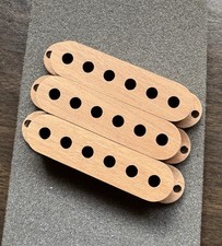 Guilford Mahogany Single Coil Pickup Covers - Set Of 3 - Fits Stratocaster USA