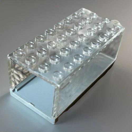 Vintage LEGO Mursten Classic GARAGE for 1:87 cars 1960's