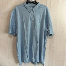 True Classic Mens Light Blue Classic Polo Shirt Size 2XL