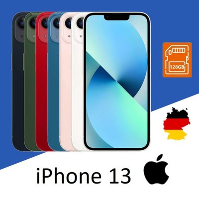 NEU Apple iPhone 13 128GB Schwarz Weiß Rosa  24 Monate Garantie  Versiegelte