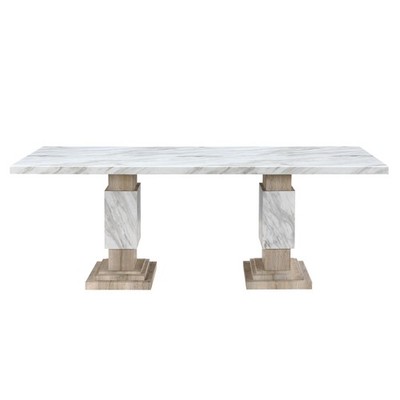 STACEY BEIGE DINING TABLE