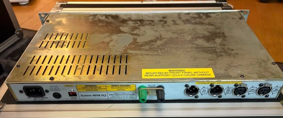 AMEK System 9098 EQ Microphone Preamp with Equalizer Used Tested - Image 2 of 3