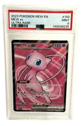 Pokémon - Mew EX - Scarlet Violet 151 - PSA  9 Mint