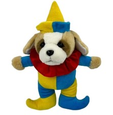 Peluche St Bernardo Bufón Cachorro Perro Payaso Circo Carnaval Fiesta