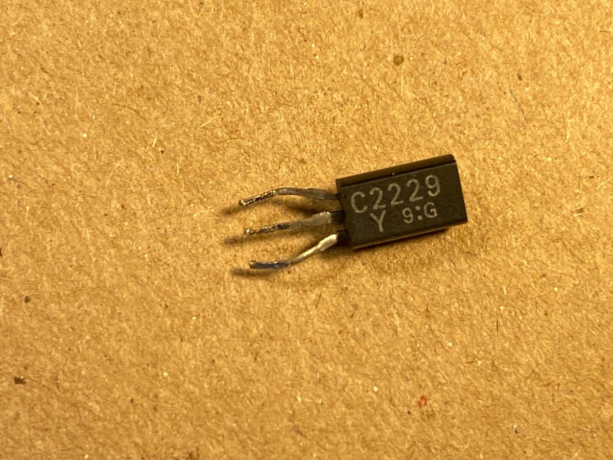Genuine Vintage 2SC2229 transistor for Vintage Stereo Receivers