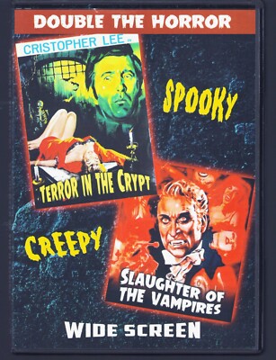 Terror in the Crypt & Slaughter of the Vampires (DVD) Horror Double Feature
