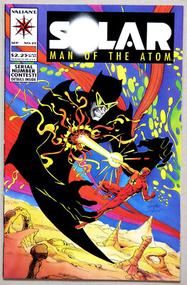 Solar Man of the Atom #25 - Valiant - Kevin Vanhook - Peter Grau