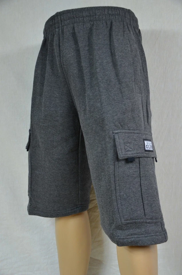 Nuevo con etiquetas Pantalones Cortos de Carga Pro Club Peso Pesado Polar Para Hombres Pantalones deportivos Bolsillo S-7XL Foto 3 de 4