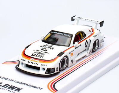 INNO64 MODELS Mazda RX-7 FD3S LB-Super Silhouette Weiß LBWK ADVAN