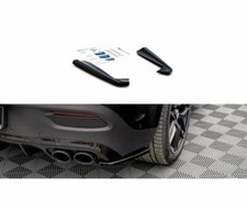 CUP Diffusor Seiten Ansatz SET SCHWARZ für Mercedes AMG GLE C167 Coupé Flaps ABS