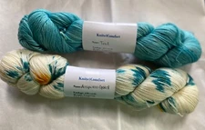 Knit 4 Comfort “Friend” shawl kit, pattern & 2 skeins yarn. Hand Dyed yarn.