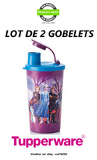 TUPPERWARE® PRODUIT NEUF - Lot 2 Gourdes à 6,80€ Reine des neiges Disney© 330ml