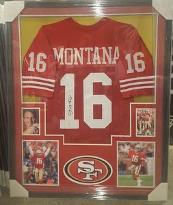 framed 49ers jersey