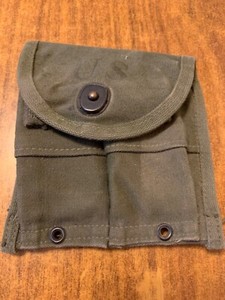 ORIGINAL G.I. KOREAN WAR M1 CARBINE WEB BELT POUCH