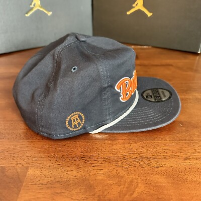 Casquette New Era Barstool Sports Script Corde Golfer - Bleu Marine/orange, Homme