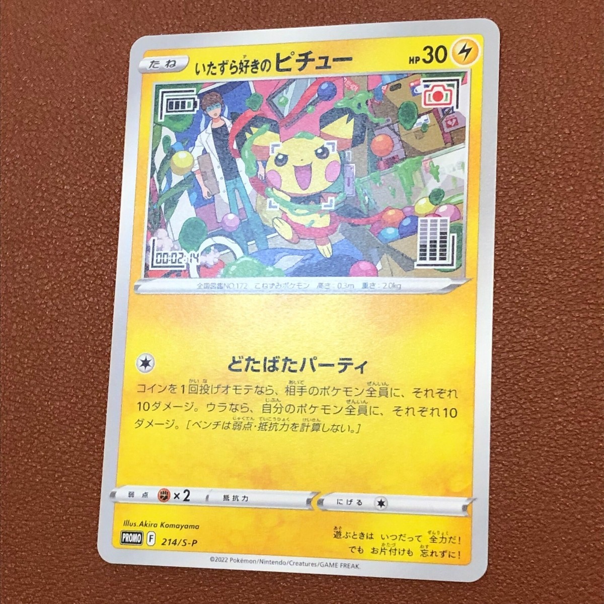 PSA10 いたずら好きのピチュー プロモ PICHU 214/S-P ③ ポケモンカードゲーム PSA10 いたずら好きのピチュー プロモ 214