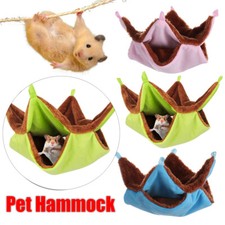 Ferret Rat Squirrel Pet Bird Hamster Hammock Hanging Cage Nest Bed House Toys