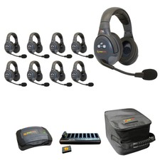Eartec Evade Evx9d-cm Full Duplex Dual Channel Wireless Intercom System With 9 D
