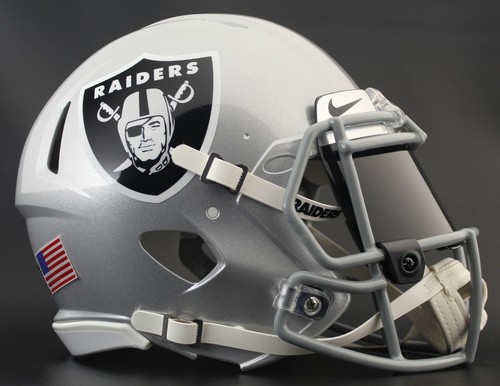 LAS VEGAS RAIDERS NFL Football Helmet 