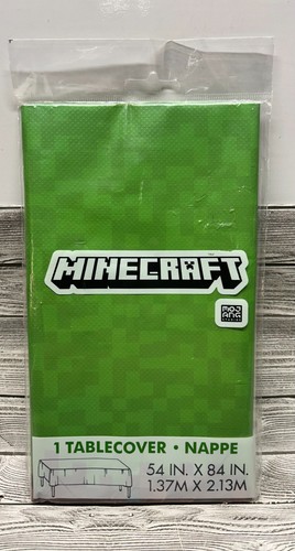 Minecraft- Gamer Birthday Party Supplies-Table Cover 54in x84in