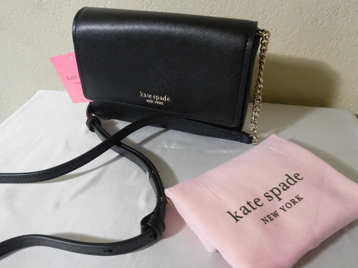 Buy KATE SPADE Spencer Flap Crossbody Wallet with Chain Strap, Pink Color  Women