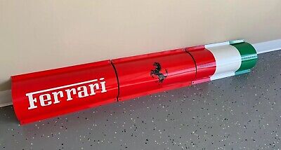 Amazing Ferrari 3 Curved Panel Reproduction Garage Sign