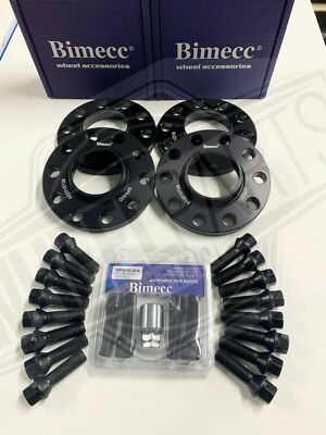BMW ALU SPURVERBREITERUNG 10mm / 15mm 1 3 5er M12X1,5 + Schließfächer Bimecc